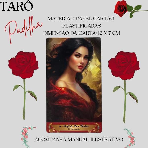 Imagem de O Legítimo Tarô da Maria Padilha 36 Cartas Plastif e Manual