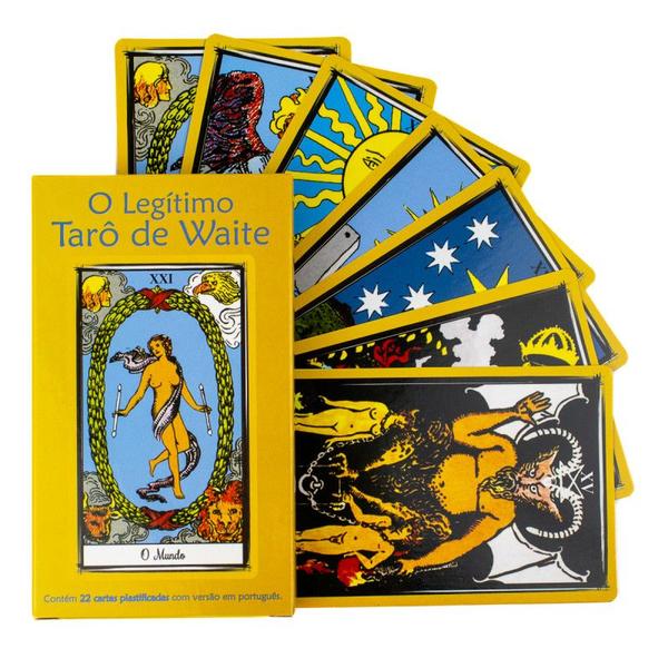 Imagem de O Legítimo Taro Waite 22 Cartas Plastificadas Com Manual