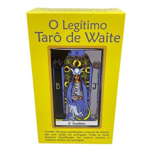 Imagem de O Legitimo Taro Waite 78 Cartas Plastificado Com Manual