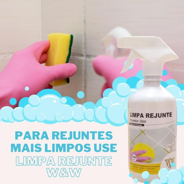 Imagem de O Melhor Limpa Rejunte Pronto 500ml Remove Encardidos Pesada