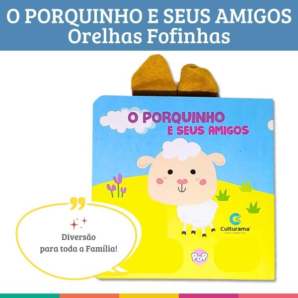 Imagem de O Porquinho E Seus Amigos Livro Cartonado Infantil Culturama