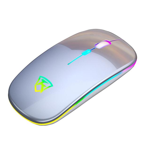 O rato sem fio Ultra-fino 2.4ghz conduziu mouses ópticos retroiluminados coloridos mudos silenciosos - HUOGUO Imagem de O rato sem fio Ultra-fino 2.4ghz conduziu mouses ópticos retroiluminados coloridos mudos silenciosos