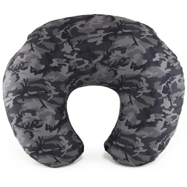 Imagem de O travesseiro de enfermagem Peanutshell Black Camo para amamentação  Capa de travesseiro e amamentação para meninos