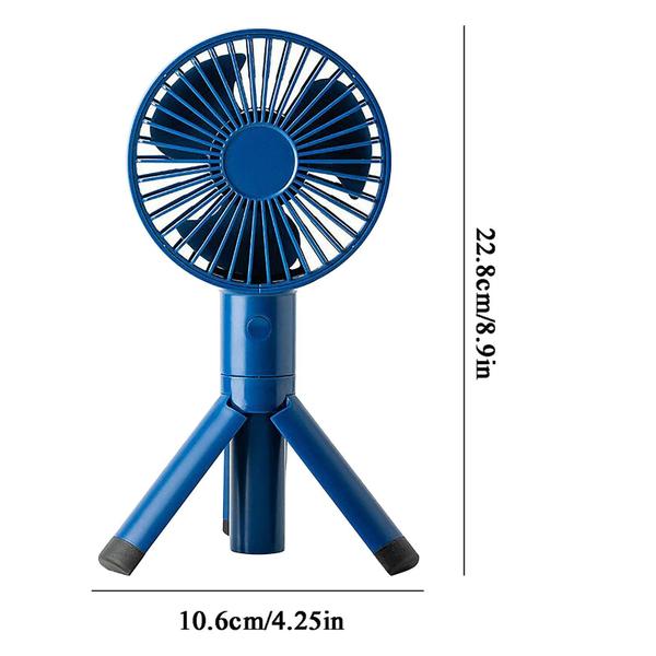 Imagem de O tripé portátil pode segurar o ventilador portátil do mini usb que carrega o ventilador de mesa