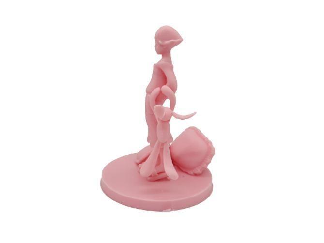 Imagem de Objeto Decorativo Menina-Moça Rosa Bugingaria