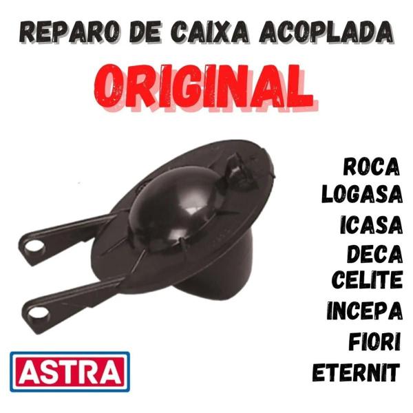 Imagem de Obturador Preto Para Caixa Acoplada Comporta (KS/O) Astra Universal