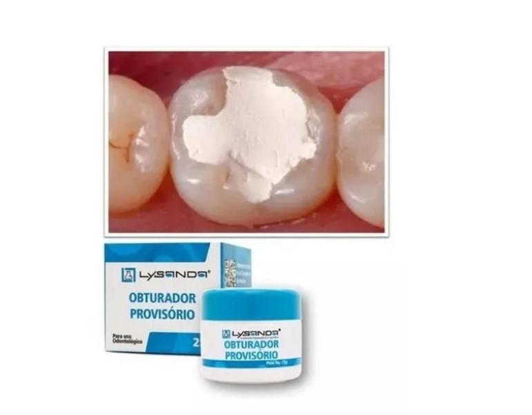 Imagem de Obturador Provisório 25g Lysanda Tampa Dente