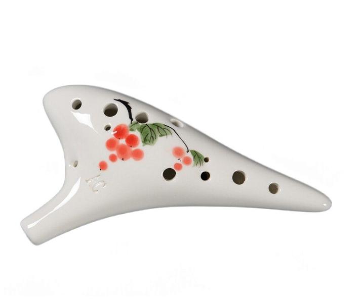 Imagem de Ocarina Wokex Ceramic 12 Hole Alto C com partitura