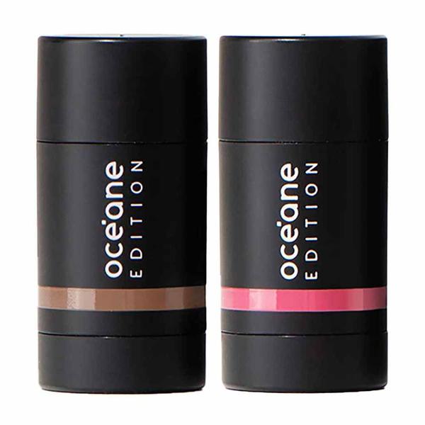 Océane Edition Mini Kit Contorno Marrom Médio + Blush Pink Océane Edition Mini Kit Contorno Marrom Médio + Blush Pink
