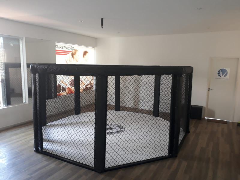 Octógono de MMA, Boxe Muay Thai Solo Tamanho 4 X 4metros - Formix 3D Imagem de Octógono de MMA, Boxe Muay Thai Solo Tamanho 4 X 4metros