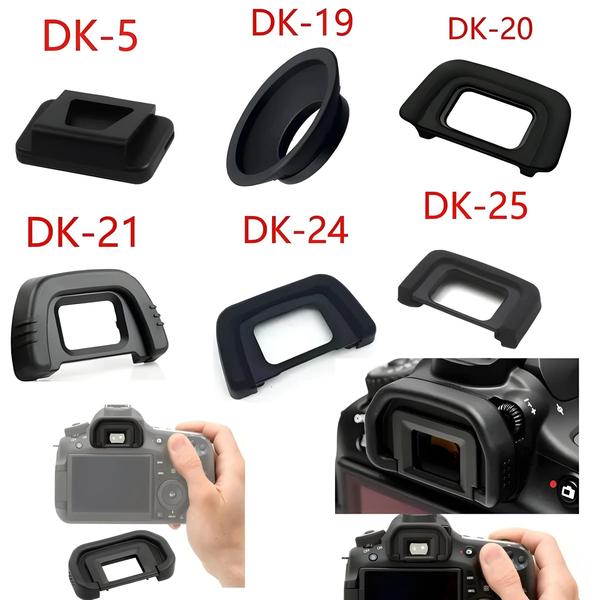 Imagem de Ocular de Borracha para Câmera Nikon SLR - Modelos DK-19, DK-20, DK-21, DK-23, DK-24, DK-25, EF, EG e EC