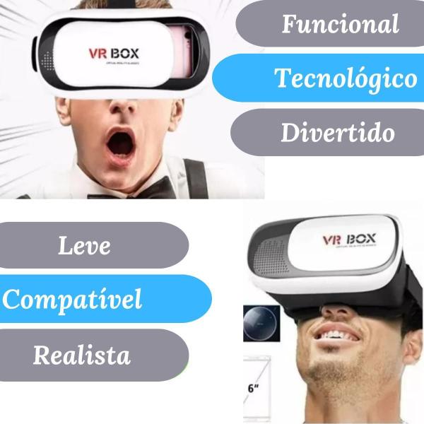 Imagem de Óculos 2.0 Vr Box Realidade Virtual 3D Cardboard