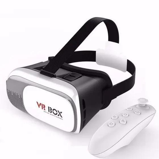 Imagem de Óculos 3D Realidade Virtual VR Box 2.0 + Controle Bluetooth