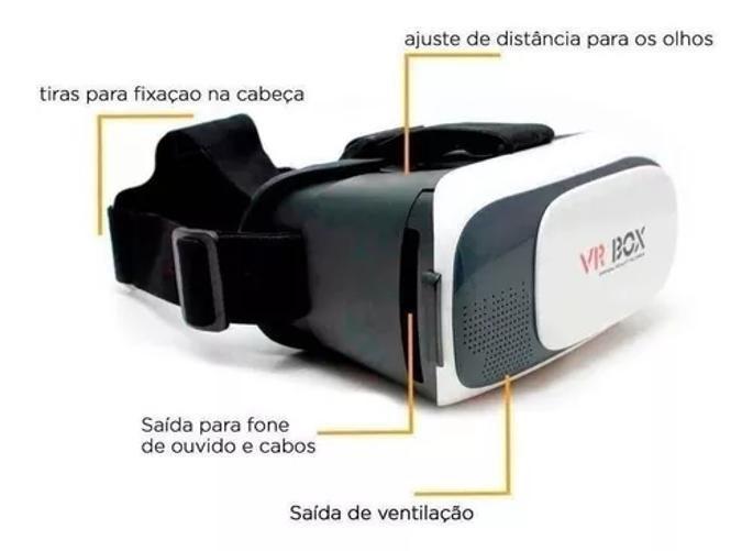 Imagem de Óculos 3D Realidade Virtual VR Box 2.0 + Controle Bluetooth