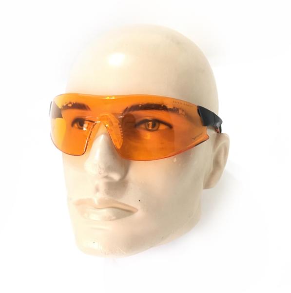 Imagem de Oculos Blue Control Luz Azul Escuridao Virtual Laranja Gamer