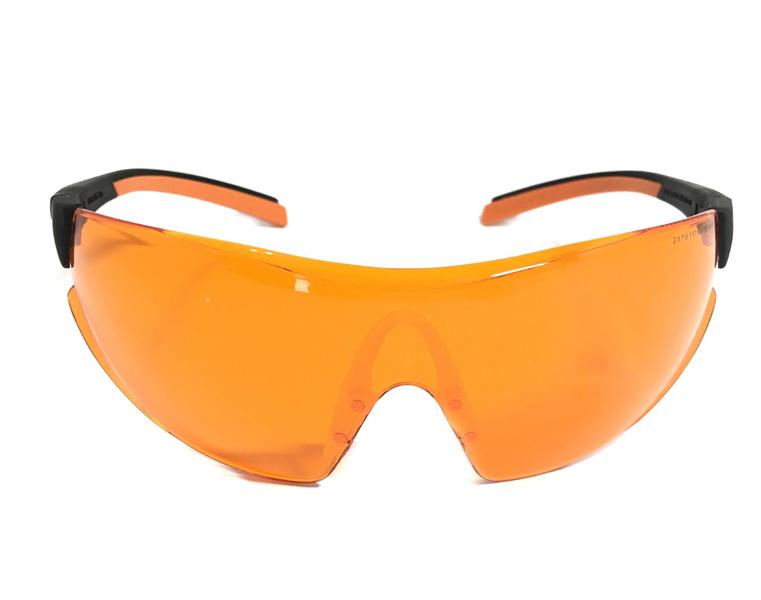 Imagem de Oculos Blue Control Luz Azul Escuridao Virtual Laranja Gamer