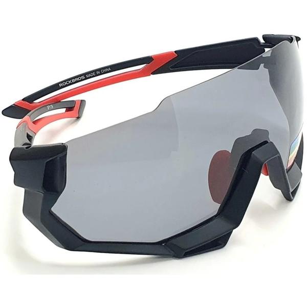 Imagem de Óculos Ciclismo Ciclista Esportivo Masculino Feminino Rockbros Bike Proteção Uv 400 Com 5 Lentes