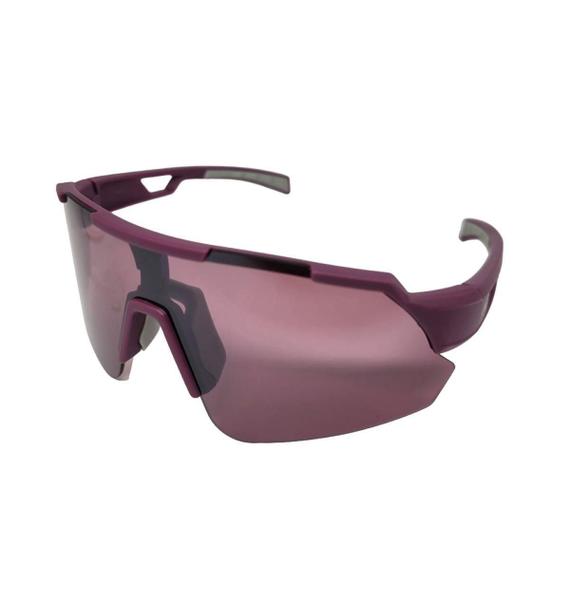 Oculos Ciclismo El61 Lente Policarbonato Uv400 Roxo Cinza - Elleven Imagem de Oculos Ciclismo El61 Lente Policarbonato Uv400 Roxo Cinza