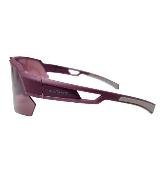 Oculos Ciclismo El61 Lente Policarbonato Uv400 Roxo Cinza - Elleven Imagem de Oculos Ciclismo El61 Lente Policarbonato Uv400 Roxo Cinza