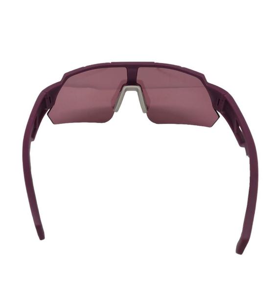 Oculos Ciclismo El61 Lente Policarbonato Uv400 Roxo Cinza - Elleven Imagem de Oculos Ciclismo El61 Lente Policarbonato Uv400 Roxo Cinza