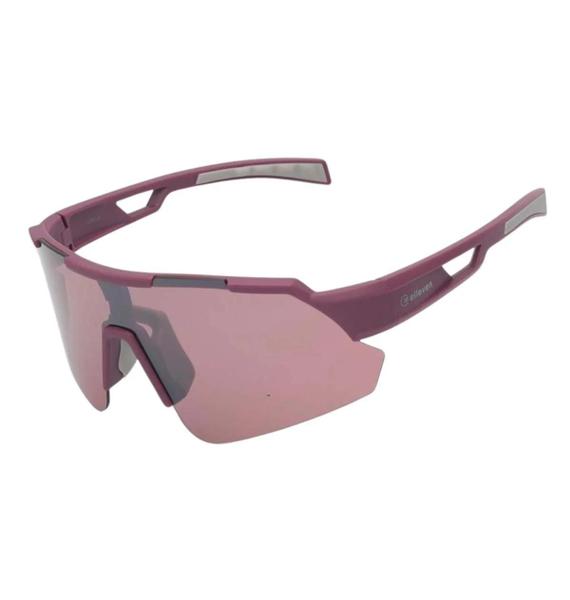 Oculos Ciclismo El61 Lente Policarbonato Uv400 Roxo Cinza - Elleven Imagem de Oculos Ciclismo El61 Lente Policarbonato Uv400 Roxo Cinza