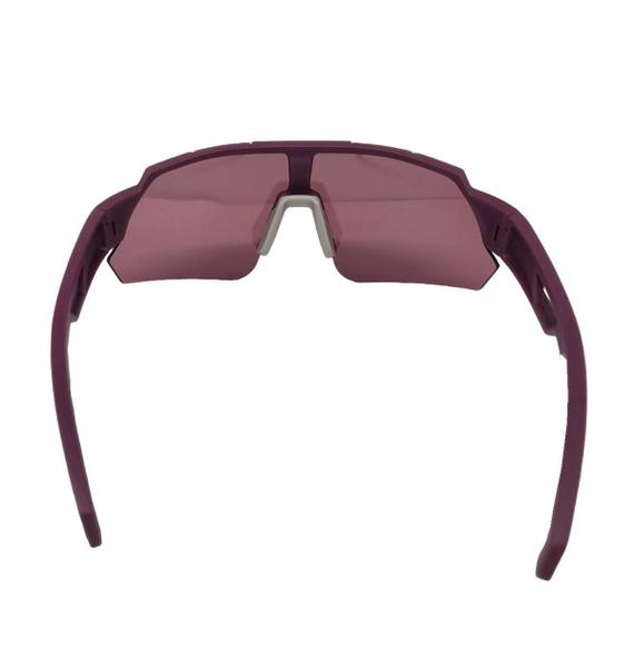 Imagem de Oculos Ciclismo El61 Lente Policarbonato Uv400 Roxo Cinza