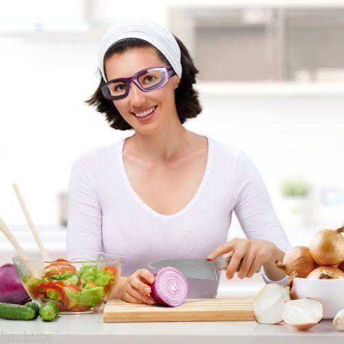 Óculos de Cebola Sem Lágrimas Roxo Cortando Cozinha Copos para churrasco - kitchen helpers Imagem de Óculos de Cebola Sem Lágrimas Roxo Cortando Cozinha Copos para churrasco