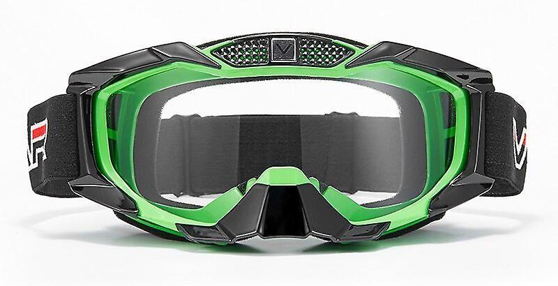 Imagem de Óculos de corrida de motocicleta Wokex Anti-Fog Windshield Green