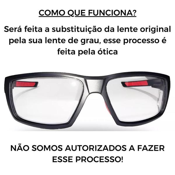 Imagem de Oculos De Proteção SSRX Super safety - Para Colocção De Lentes De Grau - C.A 33870