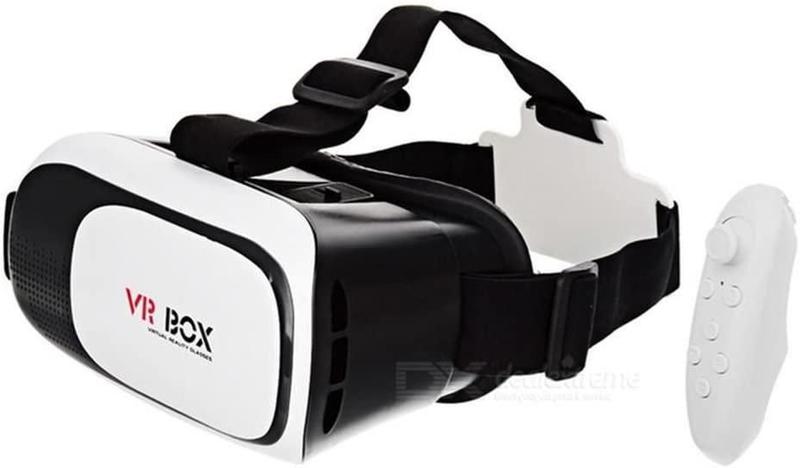 Imagem de Óculos De Realidade Virtual 3D Vr Box Com Controle Bluetooth