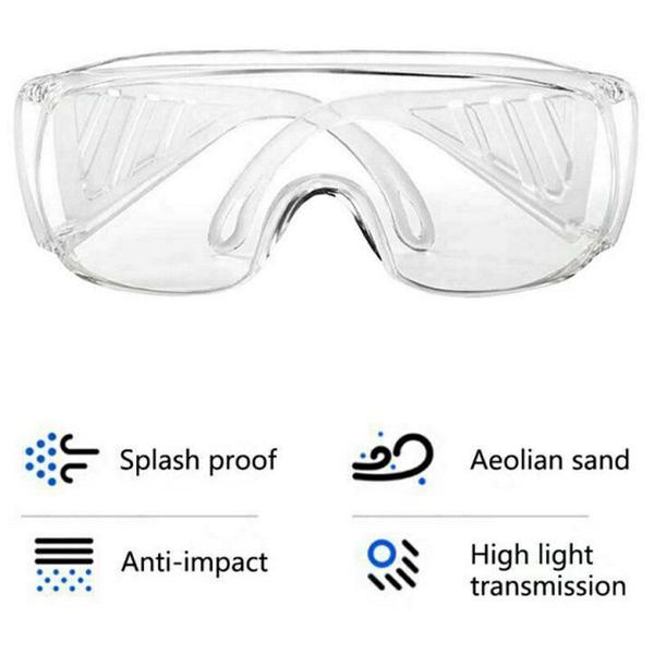 Imagem de Óculos de segurança Eye Shield Clear Anti-Splash Lab Work Wokex