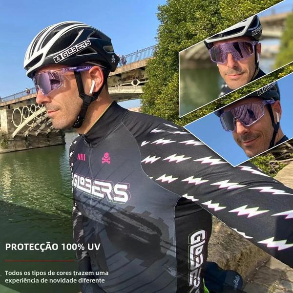 Imagem de Óculos de Sol de Ciclismo UV400 - Armação TR90 para Homens e Mulheres