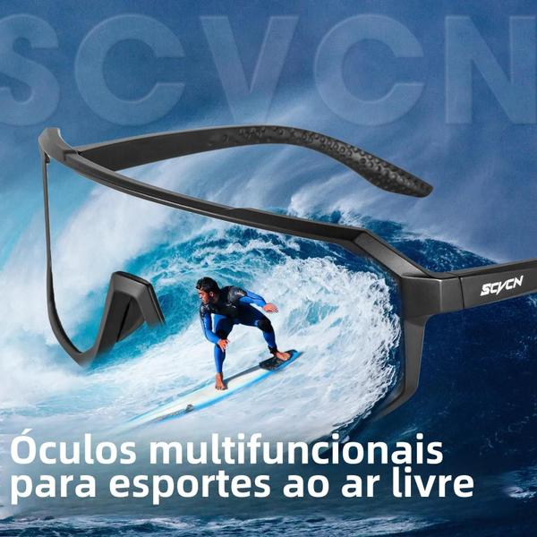 Imagem de Óculos de Sol Esportivos UV400 para Ciclismo e Corrida - Feminino