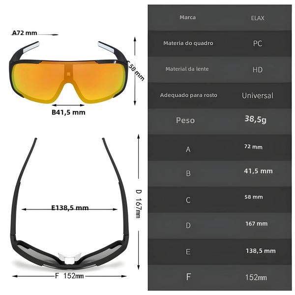 Imagem de Óculos de Sol Fotocromáticos e Polarizados para Ciclismo, Pesca e Esportes ao Ar Livre