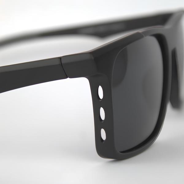 Óculos de Sol Polarizado Masculino Quadrado Preto Original