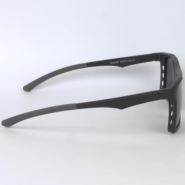 Óculos de Sol Polarizado Masculino Quadrado Preto Original