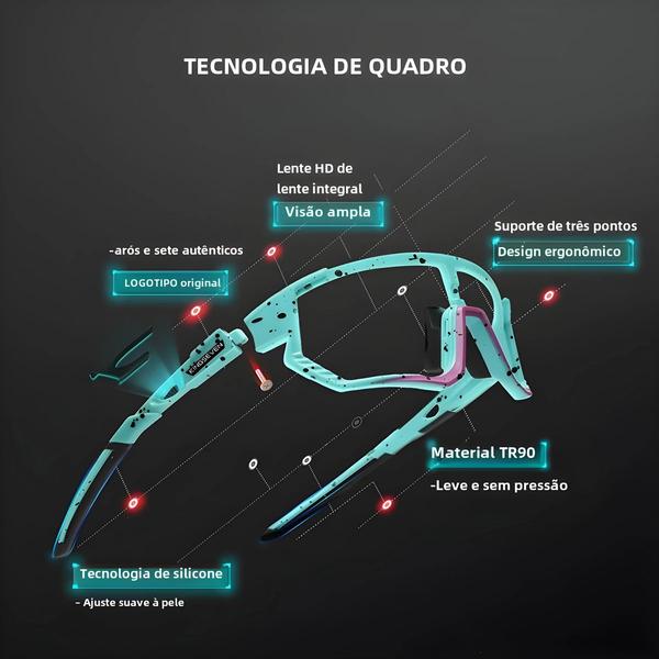 Imagem de Óculos de Sol Polarizados UV400 Kingseven - Para Ciclismo, Pesca e Esportes