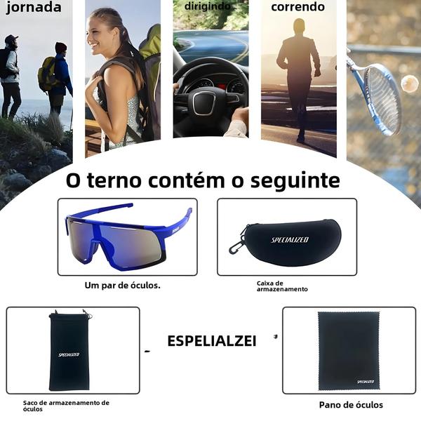 Imagem de Óculos de Sol Unissex para Ciclismo e Esportes ao Ar Livre