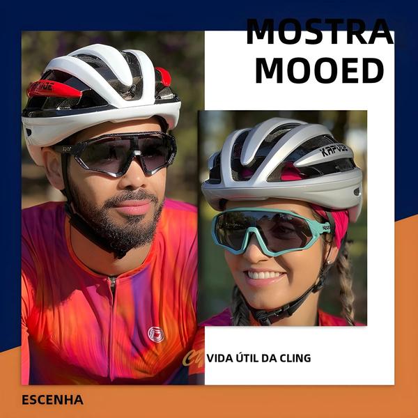 Imagem de Óculos De Sol Unissex UV400 Para Ciclismo MTB Óculos Esportivos Para Corrida, Equitação, Pesca,