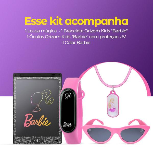 Imagem de oculos + lousa tablet magina barbie LED menina rosa prova dagua criança presente qualidade premium