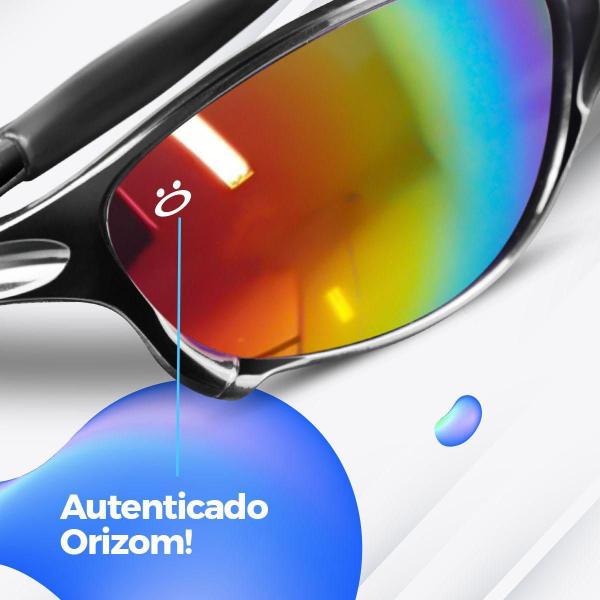 Imagem de Oculos Masculino Lupa Proteção Uv Praia Verão + Case