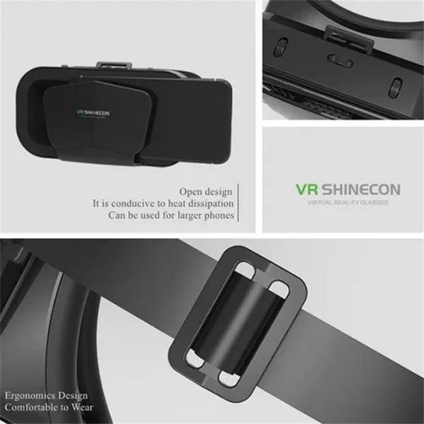 Imagem de Óculos Realidade Virtual 360º Vr Shinecon G10 3D