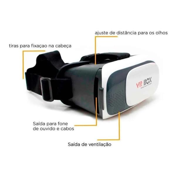 Imagem de Óculos Realidade Virtual Imersiva VR Box 3D Rift + Controle