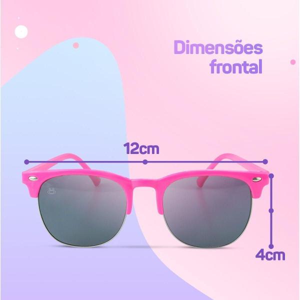 Imagem de Oculos + Relogio Digital Led Rosa Infantil + Case Premium