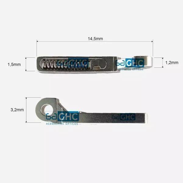 Óculos Reposição Mola 210-82 15 Pares = 30 Unidades - Ghc Acessórios Ópticos Imagem de Óculos Reposição Mola 210-82 15 Pares = 30 Unidades