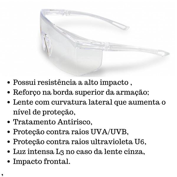 Imagem de Oculos Segurança Proteção Kalipso Panda Ca 10344