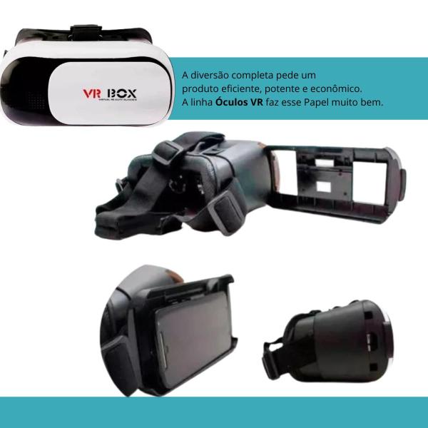 Imagem de Óculos VR Box 2.0 3D Realidade Virtual Controles Inclusos