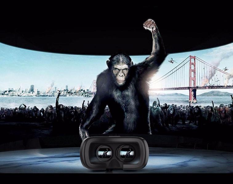 Imagem de Óculos Vr Box 2.0 Realidade Virtual 3d Android Com Controle