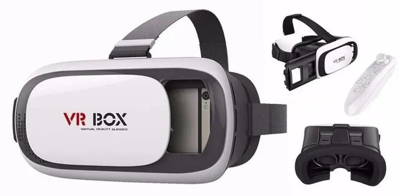 Imagem de Óculos VR Box 2.0 Realidade Virtual + Controle Bluetooth 3D