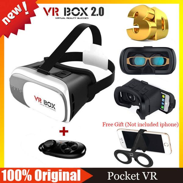 Imagem de Óculos Vr Box 2.0 Realidade Virtual + Controle Cardboard 3d